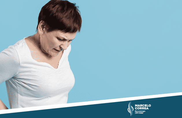 mulher com dor na lombar por ter artroses - site Dr. Marcelo Corrêa