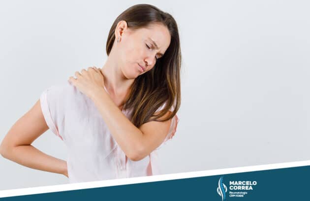 Mulher com dor no corpo preocupada se a fibromialgia pode matar -Dr. Marcelo Reumatologista
